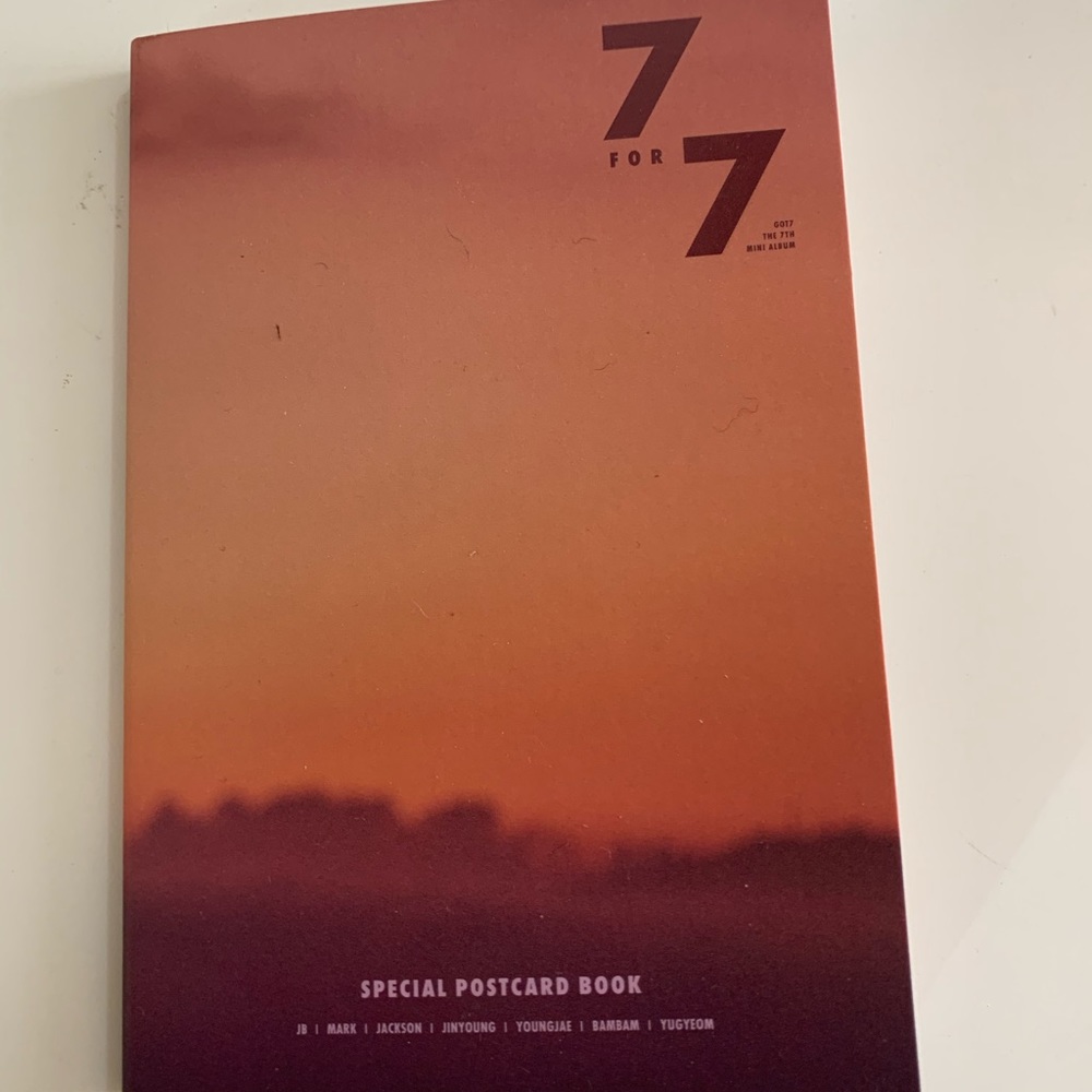 Got7 7for7 postcard book and PCs